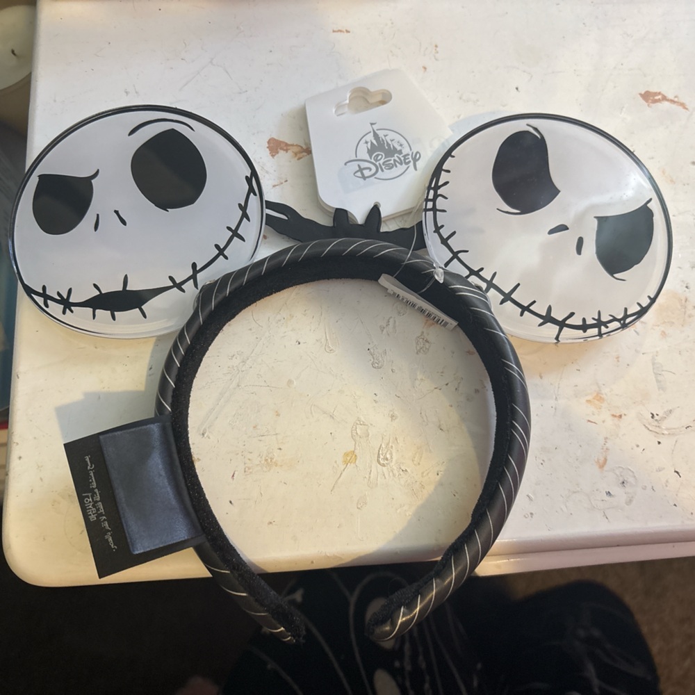 Jack Skellington Disney Ears+Stuffed Animal